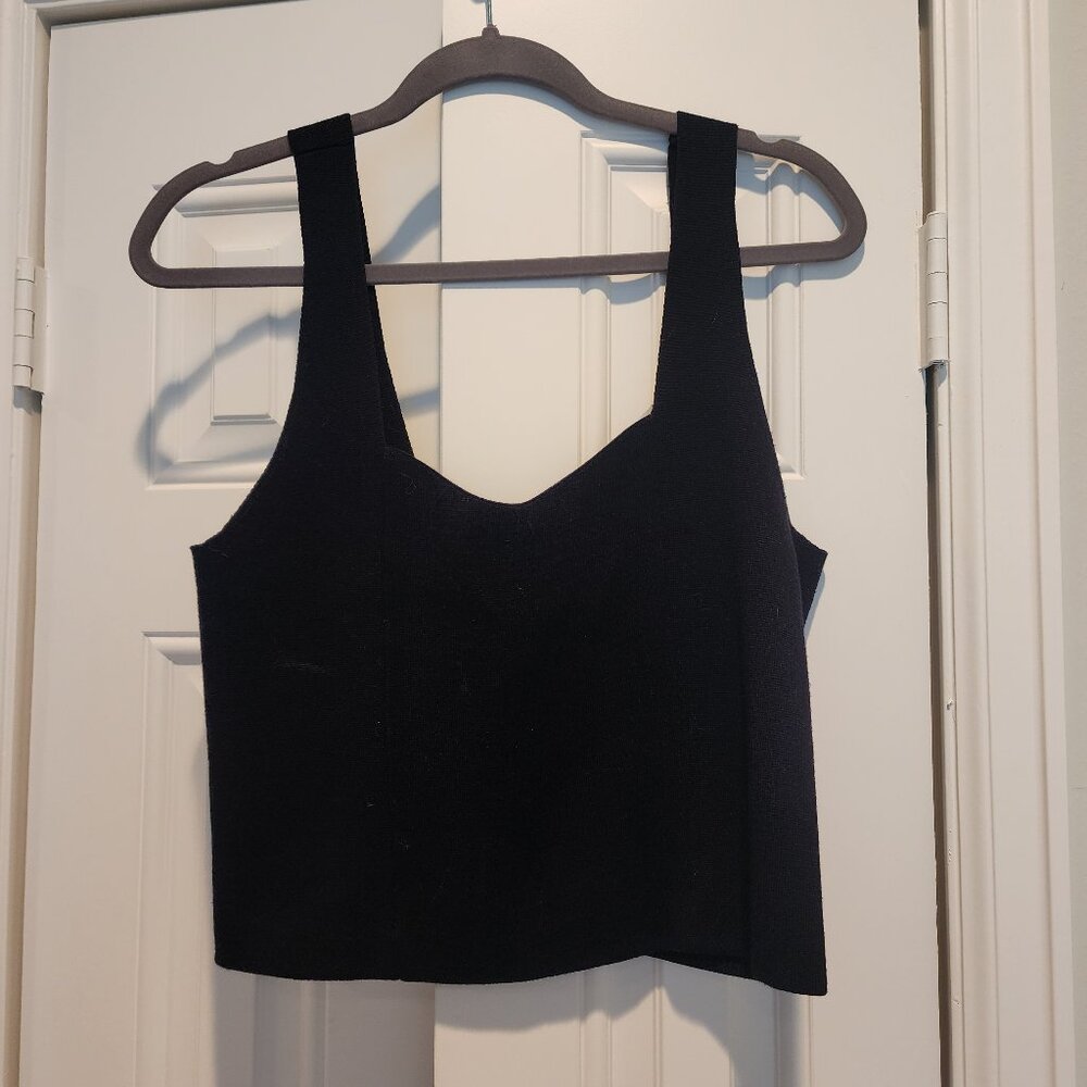 Abercrombie & Fitch Crop Tank Black NWT